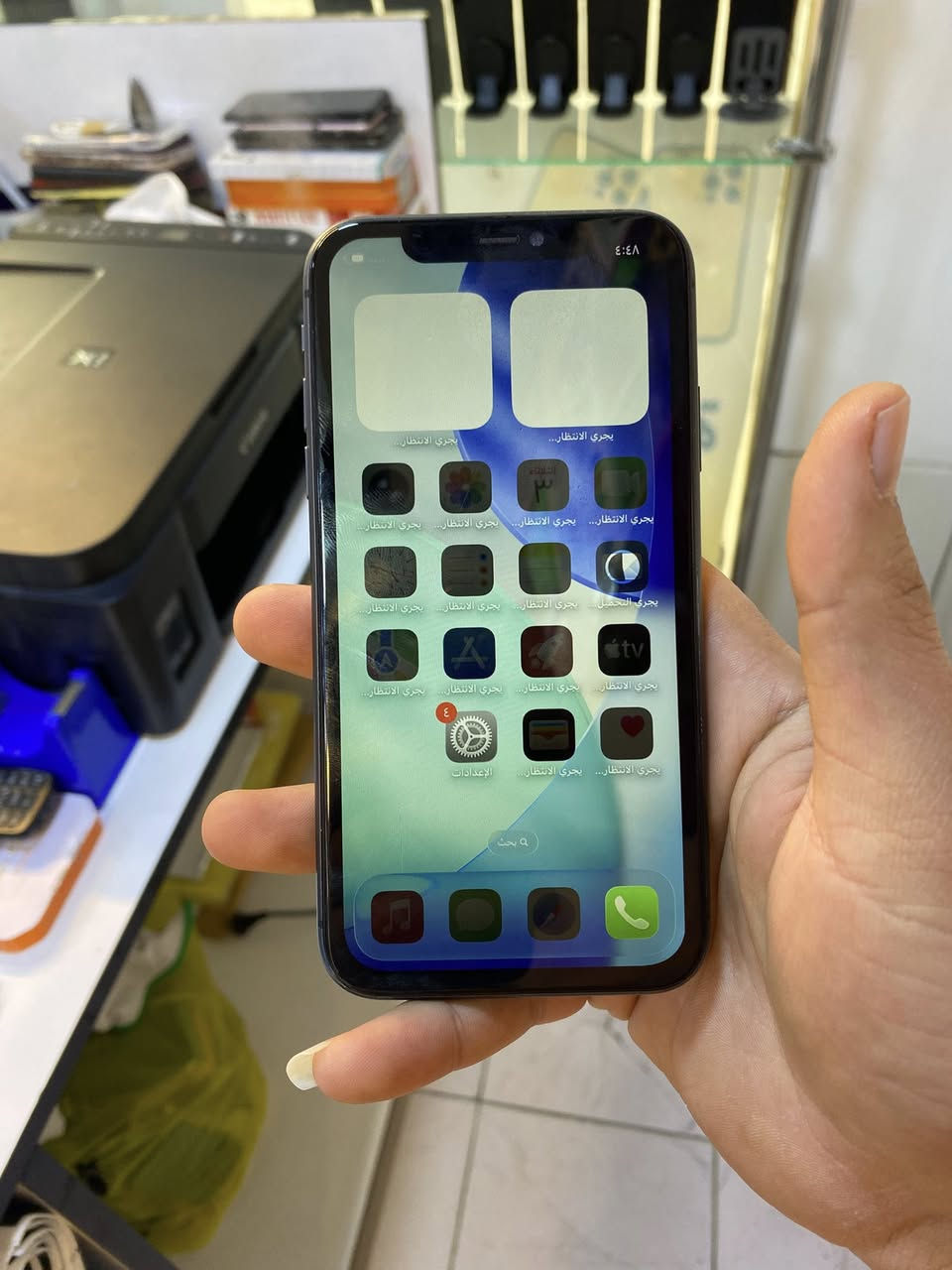 ايفون 11عادي ذاكره 128بطاريه 100مبدله نضافه 100/100 جهاز فقط مبدل شاشه وبصمه واكفه باقي شغال ومكفاله

كامل ملحقات مع ضمان من المحل نموذجm تك شريحه
سعره 150 الف قفل عنوان المحل بغداد رحمانيه الجعيفر قرب مقهئ بيروتي ونادي الزوراء

***********
*********** واتساb
 ***********)
