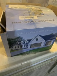 � كاميرا مراقبة شمسية بعدستين – PTZ 🔥 📷 تصوير واضح + شحن+تغطية كاملة 3...