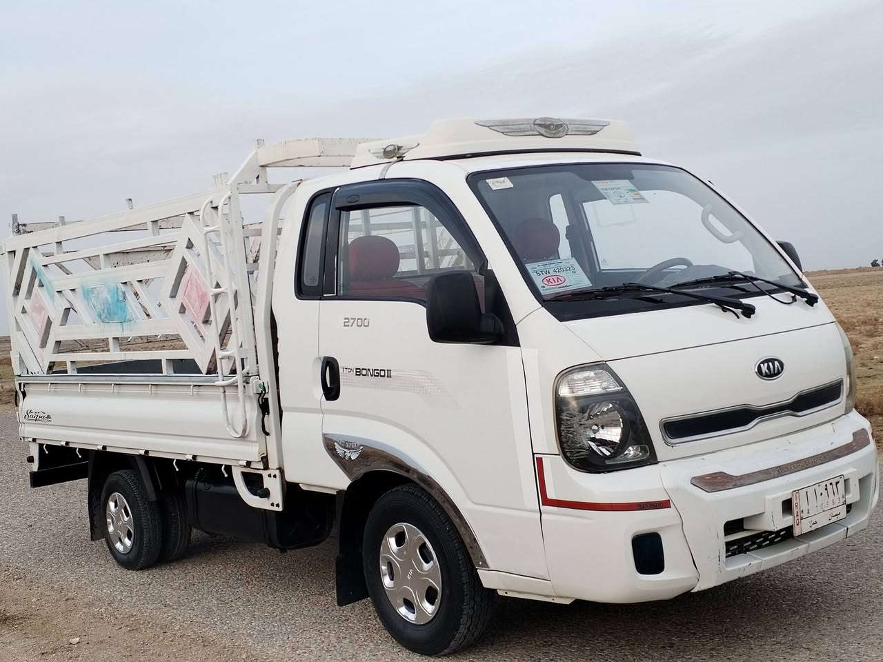 سياره كيا حمل 2013
لسعر 91
ملاحضه سياره ماشيه 87الف حقيقي بكيت سياره 
رقم.ميسان   مشروع وطني
سياره زيرو كفاله عامه من الشخط والرصعه شرط الكفاله
مكينه بعدها بتراب الشركه كارتون ومكفوله ع وضع  الشركه برغي ما مفتوح بيها
دواخل جديده بعدها بنايلون الشركه محرك 2700 كماليات فول جنبزه 
تبريد تدفئه كلها شغاله
كهربائيات كلها شغاله
سياره مابيها نقص ولا بيها شخط تجي وتشوف اذا لكيت بيها رصعه كروتك عليه
مكان السياره ناصريه للاستفسار اكثر الاتصال على الرقم
***********
