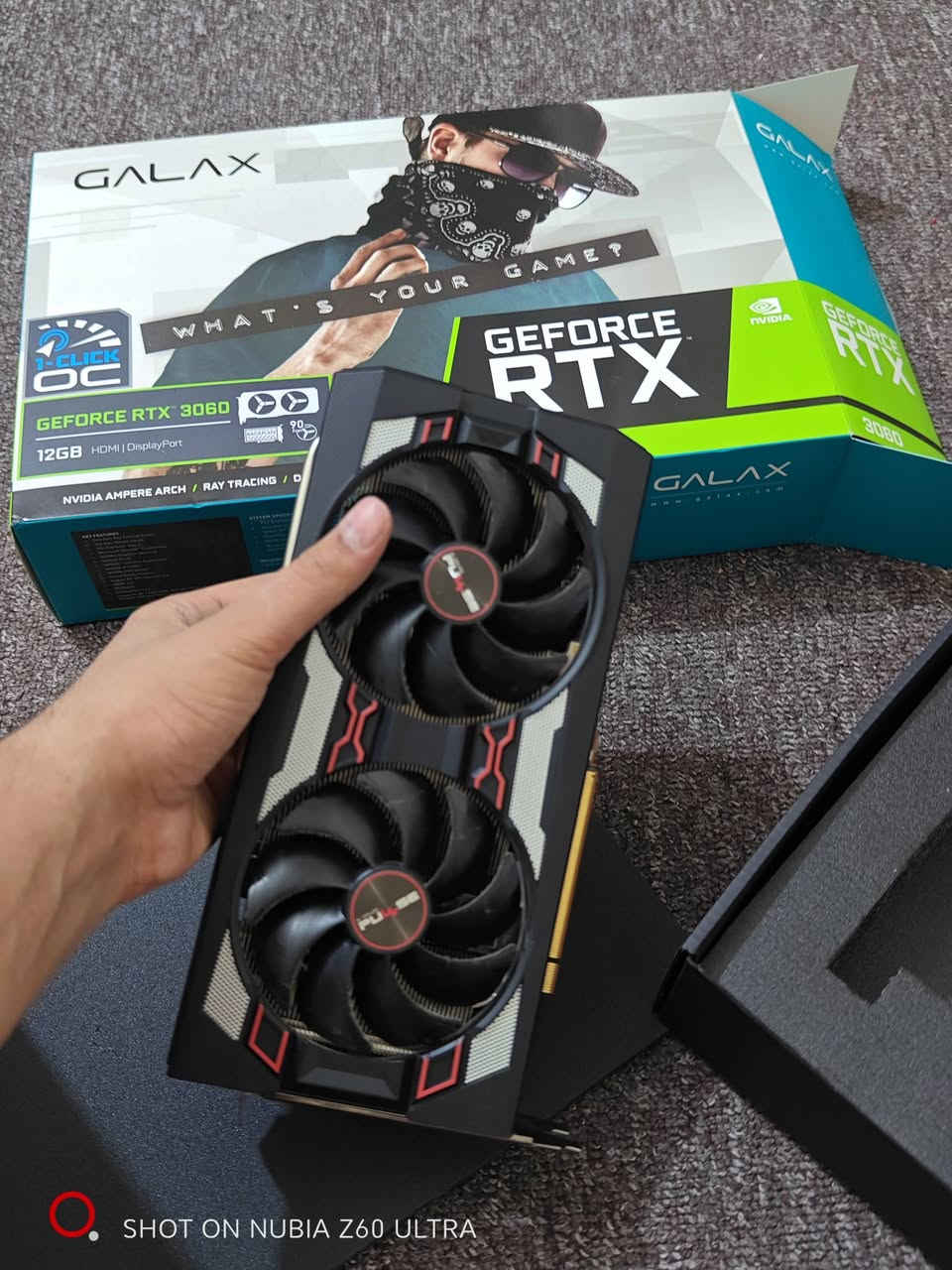 السلام عليكم 
كارت شاشة للبيع : 
°RX 5700 8 GB نسخة سافاير .
النظافه كدامكم مامتعوب ولا بي اي عطل مكفول 100% 
حرارته تحت الضغط ماعبرت ال75 سبب البيع طورت لل3060 مثل ماجاي تشوفون 
السعر: قيم وبلعافيه 
المكان : الناصريه لايوجد توصيل 
الرقم *********** للتواصل
