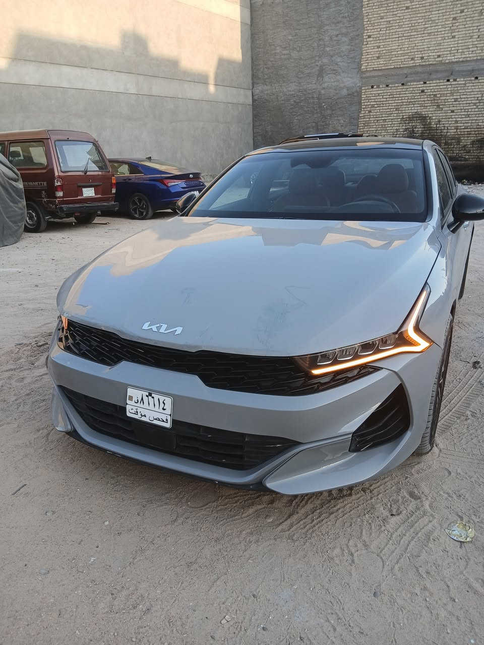 كيا فايف مديل2024 مكينه تيربو ٢٥٠٠ فول موصفات ضبع ٣ قطع ماشية٧الف بدون رقم سعر(١٦٥$) مكان السيارة بغداد ستفسار تصل ***********بدون مراوس
