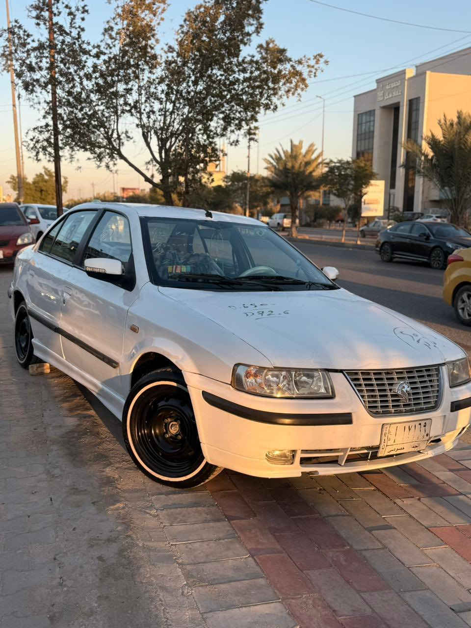 سلام عليكم سمند 2012 رقم  نجف انكليزي بسمي سياره محدثه دخل وخارج 2017  محرك بي خيط بخار كير خير من الله 
تايرات جدد او الخط  سياره خير من الله ترايك لبصره سعره 38وبيه مجال حك الجيه عنواني صلاح الدين قضاء بلد ***********
