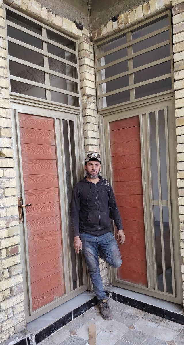 (السلام عليكم) نعمل كافه انواع الحداده ابواب شبابيك محجرات سقائف
العنوان قلعه سكر حي الامام الرضه وبسعار مناسبه جدا
*********** تصال او واتساب
