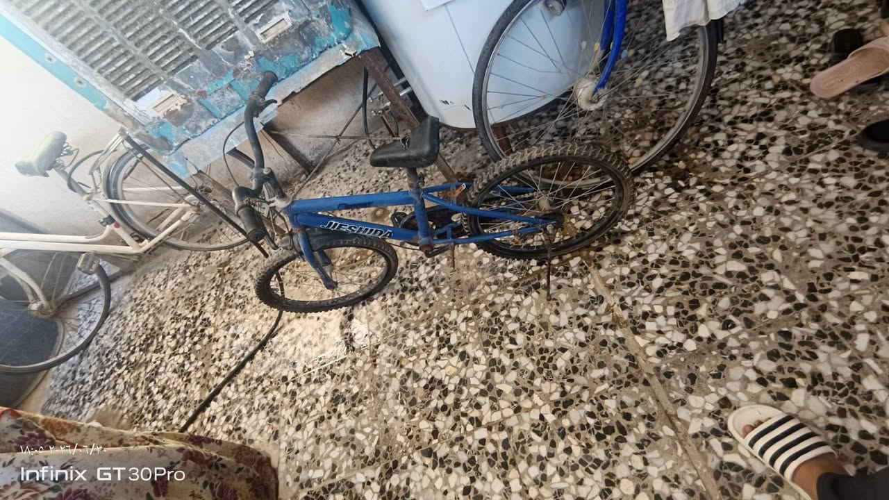 بايسكلات للبيع
يحتاجلهن بس تايرات 
ابيع على حطيتهن شلعه وحده اب 125 وبيهن مجال 
اذا مفرد الصغير اب 35 وبي مجال
والابيض اب 40 وبي مجال شي قليل
والبايسكل الاحمر ابو الطبكات يطبك طبكتين ب 70 وبي مجال شي قليل للتواصل ***********
