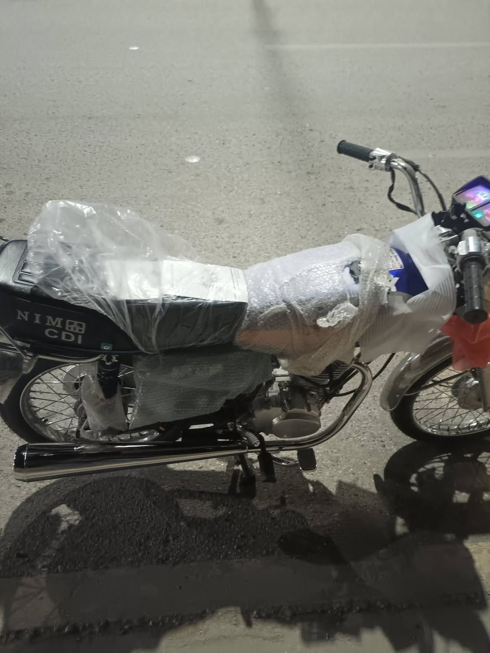 السلام عليكم نامه متياز الدراجه مشتغله نص ساعه بس بعدهي ما مسحوكه ارواق سكنر موديل 2026 825وبيه مجال ***********
