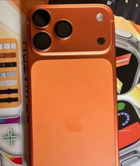 iPhone17 pro max ذاكرة 256 شريحة حقيقية  بطارية 97  نظيف جداً مع ملحقا...