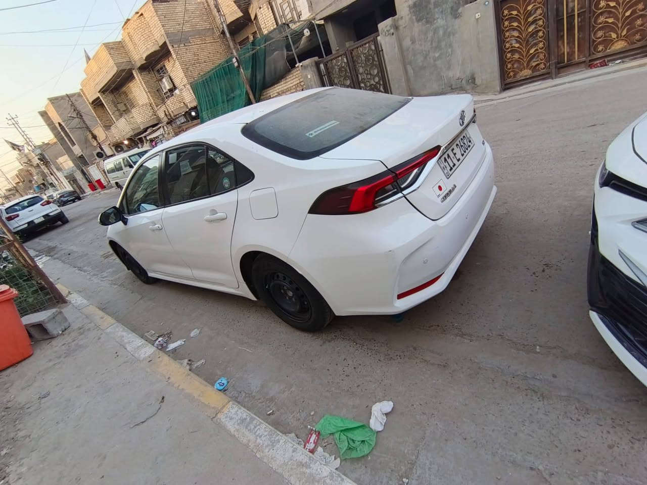 تويوتا كورلا 2022 ( خـليـجـي )  ياباني
رقم بغداد بسمي هزه فحص جديدة تحويل ثاني يوم 

السعر  130$ سعر مناسب سياره جاهزه من كلشي كير محرك مكفول تبريد ثلج صدر جديد تخم تاير قبل سبوع جديد

بيهه شبر بل بنيد  وبيهه قبغ جنطه وجاملغ خلفي صبغ

 للاستفسار   وات ساب‏ ‪***********‬‏‪

***********

خليجي حجم المحرك  1.8L

مفتاح التشغيل 

تحكم مقود جهتان                           

شاشة اندرويد

حساس امامي

حساس خلفي                              

كشافات زنون 

حجم الاطارات 205/55R16

تبريد قطعتين

اشاير بالمري          

‏نظام SPORT

نظام مانع تزحلق ‎

‏Bluetooth

مخرج منفذ الطاقة                           

4دسك
