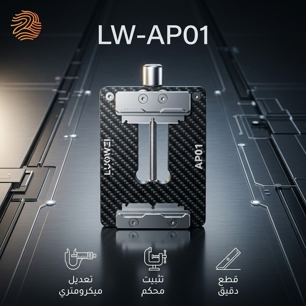 ماسكات بورد احترافية وصلت 🔥🛠️
مجموعة متنوعة لتثبيت المذربورد والشيبات بثبات ودقة عالية 😮‍💨⚡

✔️ خامات Carbon Fiber
✔️ تثبيت قوي أثناء العمل
✔️ مناسبة لصيانة الآيفون والأجهزة الحديثة
✔️ موديلات متعددة حسب احتياجك

إذا تشتغل صيانة… هاي الأدوات لازم تكون على طاولتك 👌🔥

📍اللمسة الرقمية - الوكيل الحصري
بغداد / شارع الربيعي / عمارة الشراع مقابل مول دريم ستي

📞 ***********
