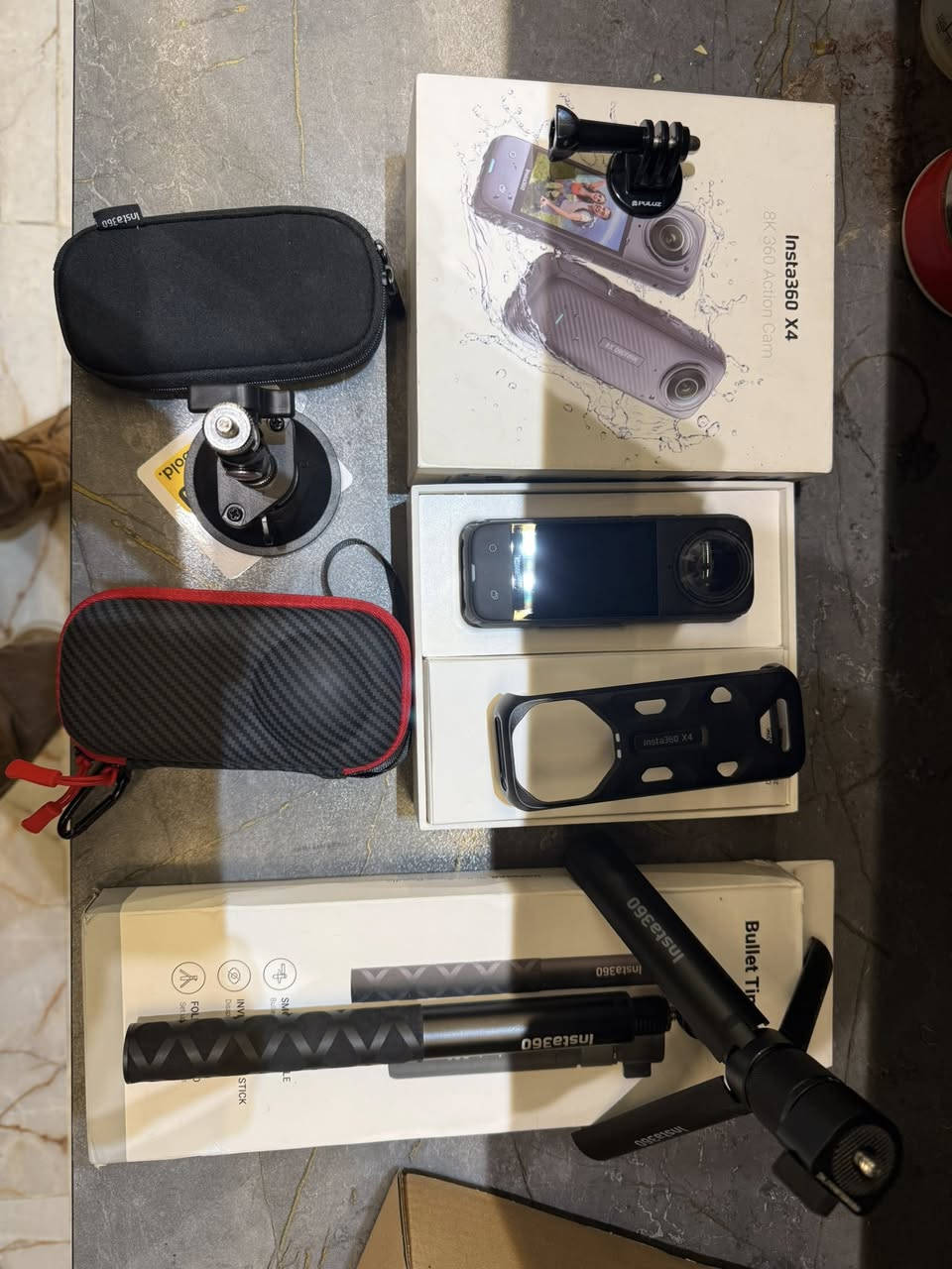 السلام عليكم للبيع انستا x4 مع ملحقات اضافيه
4 عدسات حمايه 
لاسق لشاشه حمايه 
ترايبود + عصه الاصلي مال انستا 
حافضات ثنين ستاند مكتب او سياره 
درع حمايه 
كلها 600 الف 
الكامره جديده مصارلها سبوعين من اشتغلت
مشحونه مره وحده


**إذا كنت صاحب هذا الإعلان وتريد حذفه لأي سبب، رجاءا أرسل رسالة إلى الدعم الفني**