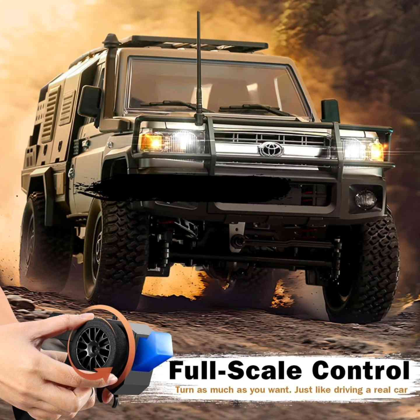 سيارة زحف تعمل بالتحكم عن بعد بمقياس 1/12، طراز MN82S، سيارة زحف صخرية تعمل بالتحكم عن بعد، دفع رباعي، تويوتا LC79، سيارة للطرق الوعرة تعمل بالتحكم عن بعد بتردد 2.4 جيجاهرتز مزودة بمصابيح LED للبالغين، سيارة هواة فضية اللون


**إذا كنت صاحب هذا الإعلان وتريد حذفه لأي سبب، رجاءا أرسل رسالة إلى الدعم الفني**