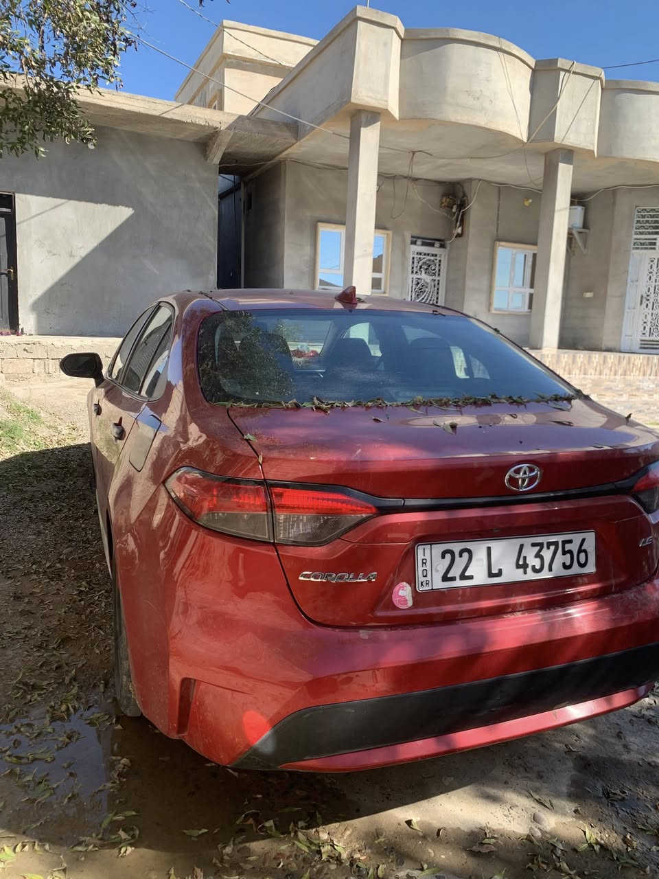 للبيع
كورلا 2020امريكي🇺🇸
رقم اربيل  
ضرر قطعتين بدون دواخل 
السعر 138💲 بيها مجال بسيط 
الاتصال***********
مكان السيارة 
صلاح الدين الشرقاط اسديره 
يرهم مراوس بالتيما موديل ٢٠وفوك
