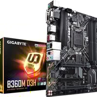 لوحة Gigabyte B360M • تدعم جيل ٩ • ٤ منافذ رام