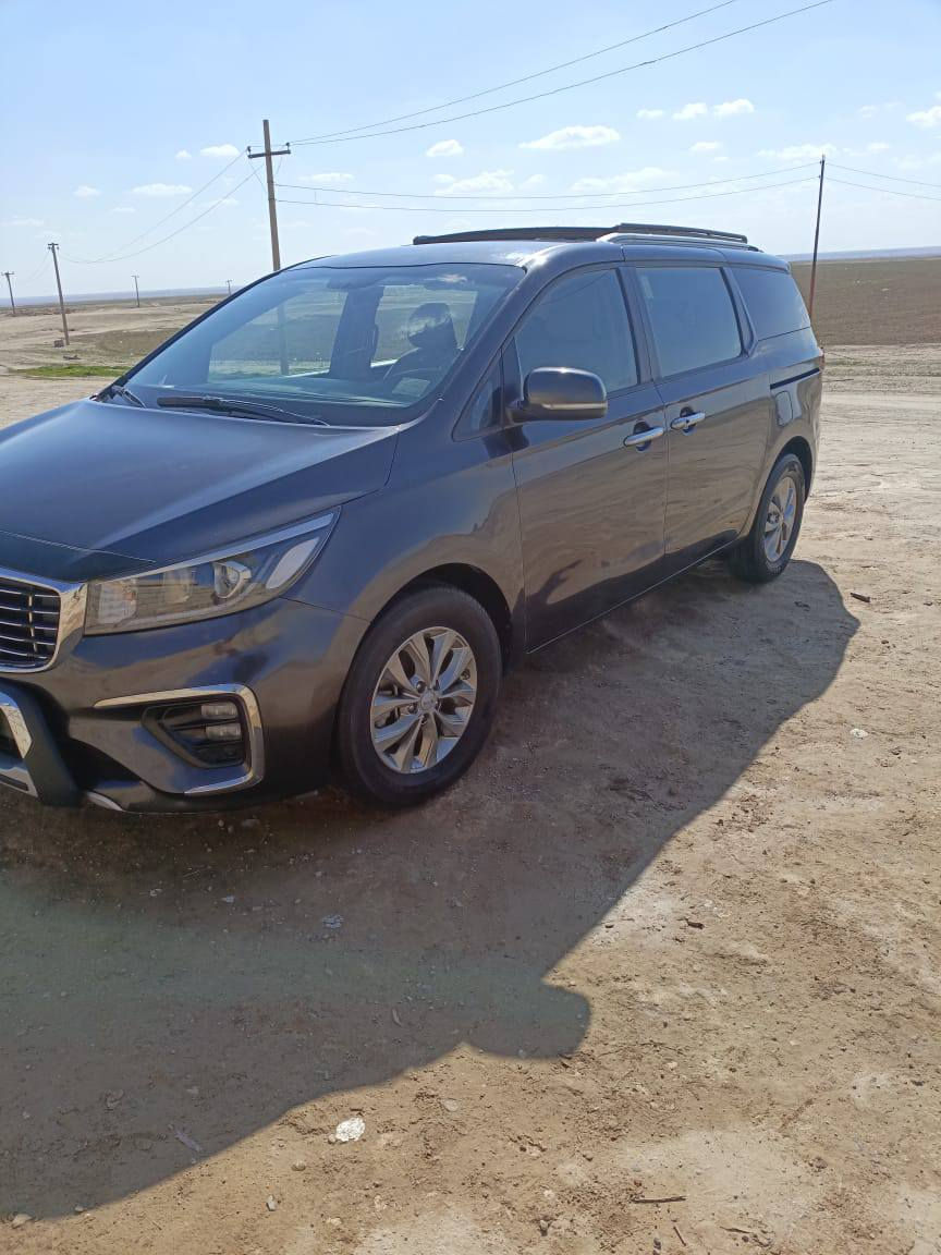 السلام عليكم كيا سيدونا 2019سياره جديده وجاهزه استخدام شخصي رقم بغداد للبيع السعر 210وبيها مجال للاستفسار ***********
