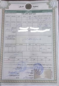 قطعة أرض ١٠٠ م ٥ * ٢٠ سند ٢٥ زراعي نوع العقار ملك صرف يوجد بناء سكن جد...