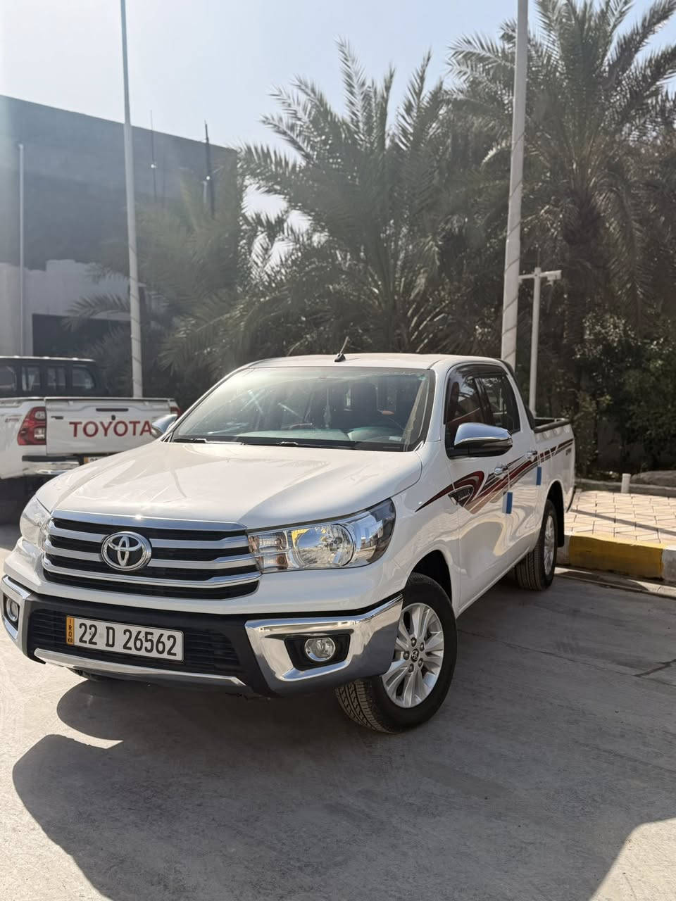 سلام عليكم
تيوتا 2022ساز✅
اوتو ماتيك
ماشيه125
تخم تاير جديد
رقم اربيل
مكان واسط الصويره
***********
