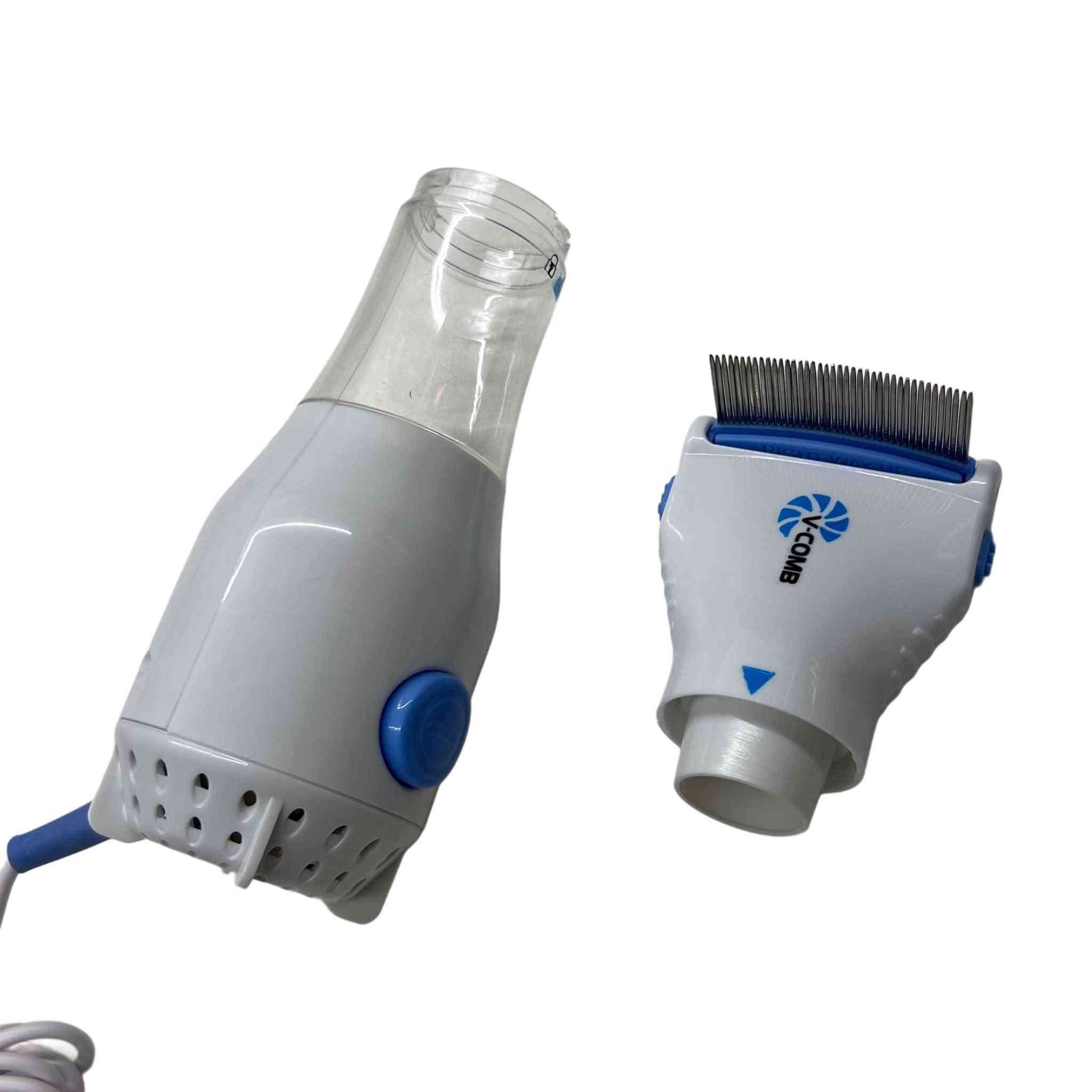 جهاز إزالة قمل الرأس الكهربائي V-COMB من LICETEC مع فلتر التقاط قابل للاستبدال

جهاز V-COMB من LICETEC هو أداة كهربائية مصممة لتمشيط وشفط قمل الرأس والبيض في نفس الوقت، مع فلتر التقاط مضاء بإضاءة LED لرؤية أوضح أثناء الاستخدام.

• يعمل بتقنية التمشيط والشفط لسحب القمل والبيض إلى فلتر الالتقاط

• فلتر التقاط قابل للاستبدال (للاستخدام مرة واحدة)

• أسنان من الستانلس ستيل بحواف مستديرة مع زاويتين تمشيط قابلتين للتعديل

• وحدة فلتر مضاءة بإضاءة LED لرؤية ما يتم التقاطه

• تصميم مدمج ومريح في الاستخدام

• يعمل بالكهرباء (AC Powered)

• الموديل: TTVC01
• الجهد الكهربائي: 220–240 فولت
• التردد: 50/60 هرتز
• القدرة: 50–200 واط
• الحماية من الصدمة الكهربائية: Type BF
• درجة الحماية: IP22
• درجة حرارة التشغيل: من 5° إلى 40° مئوية
• رطوبة التشغيل: 15% إلى 93% (بدون تكاثف)
• درجة حرارة التخزين: من -25° إلى 70° مئوية
• رطوبة التخزين: 5% إلى 93% (بدون تكاثف)
• الوزن: تقريباً 320 غرام

محتويات العلبة:
• جهاز V-Comb
• فلاتر التقاط قابلة للاستبدال
• فرشاة تنظيف


**إذا كنت صاحب هذا الإعلان وتريد حذفه لأي سبب، رجاءا أرسل رسالة إلى الدعم الفني**
