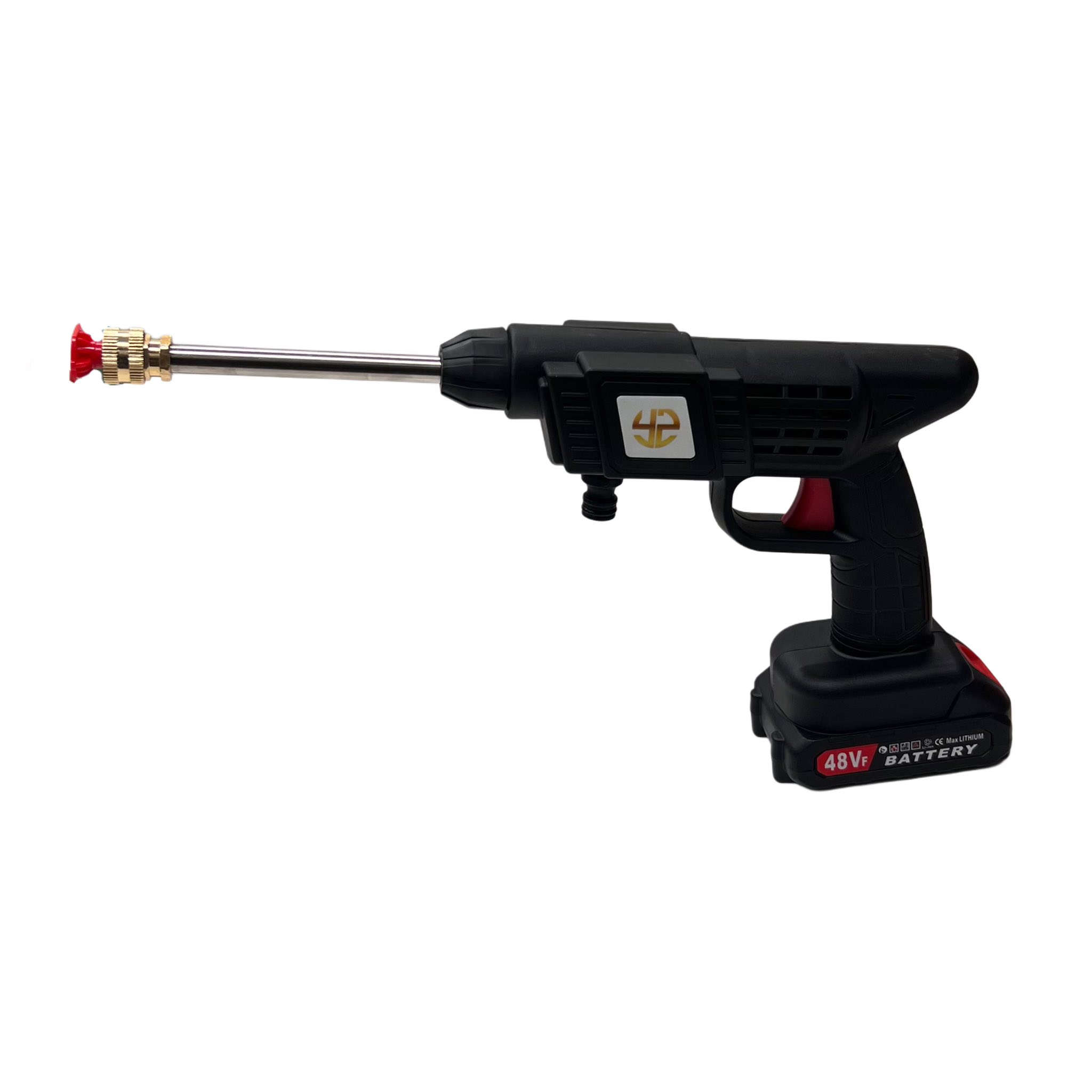 عرض خاص السعر فقط 25 الف 💸✅
مسدس غسيل سيارات كهربائي محمول ببطارية ليثيوم

• جهاز غسيل سيارات كهربائي محمول يعمل ببطارية ليثيوم، مصمم للاستخدام الذاتي بسهولة وفي أي وقت.

• تصميم مدمج وخفيف مع ضغط ماء عالٍ وحجم صغير لسهولة الحمل والاستخدام.

• يعمل ببطارية ليثيوم قابلة للشحن مع شاحن مرفق.

• مزود بوصلة خرطوم مع فلتر (Filter Screen) لحماية تدفق المياه.

• يحتوي على فوهة متعددة الوظائف مع إمكانية تركيب عبوة رغوة (Foam Pot).

• نظام شحن ذكي بمؤشر ضوئي (أحمر أثناء الشحن – أخضر عند الاكتمال).

• نوع المنتج: ماكينة غسيل سيارات كهربائية محمولة
• مصدر الطاقة: بطارية ليثيوم قابلة للشحن
• الجهد الكهربائي المتوفر حسب الطراز: 12V / 18V / 21V / 24V
• آلية الشحن: شاحن مرفق بمؤشر ضوئي
• نظام التوصيل: ربط ملولب (Threaded Connection)
• خاصية الرغوة: تدعم إضافة سائل الغسيل في عبوة الرغوة

محتويات العلبة:
• مسدس الغسيل الكهربائي
• بطارية ليثيوم
• شاحن بطارية
• خرطوم ماء طوله 5 متر
• فلتر سحب للماء
• وصلة/محول توصيل
• قضيب رش أمامي
• فوهة متعددة الاستخدام
• عبوة رغوة (Foam Pot)


**إذا كنت صاحب هذا الإعلان وتريد حذفه لأي سبب، رجاءا أرسل رسالة إلى الدعم الفني**