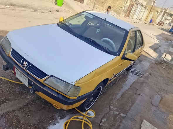 البيع بيجو 405 مديل 12 مصفره
مكينه كير كفاله 
حداده تخم تاير جديد        سعر 21 ورقه 
*********** مكان ميسان مغربه
