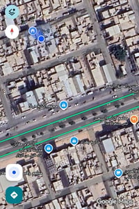 بيت ١٠٠م حي العروبة للبيع موجر ايجاره ٣٢٥ الف بالشهر ابيعه عرصة  مكانه...
