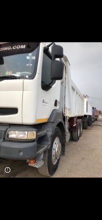 شاحنة ٢٦طن • مقطورة ٣لوحات • رقم واسط باسمي