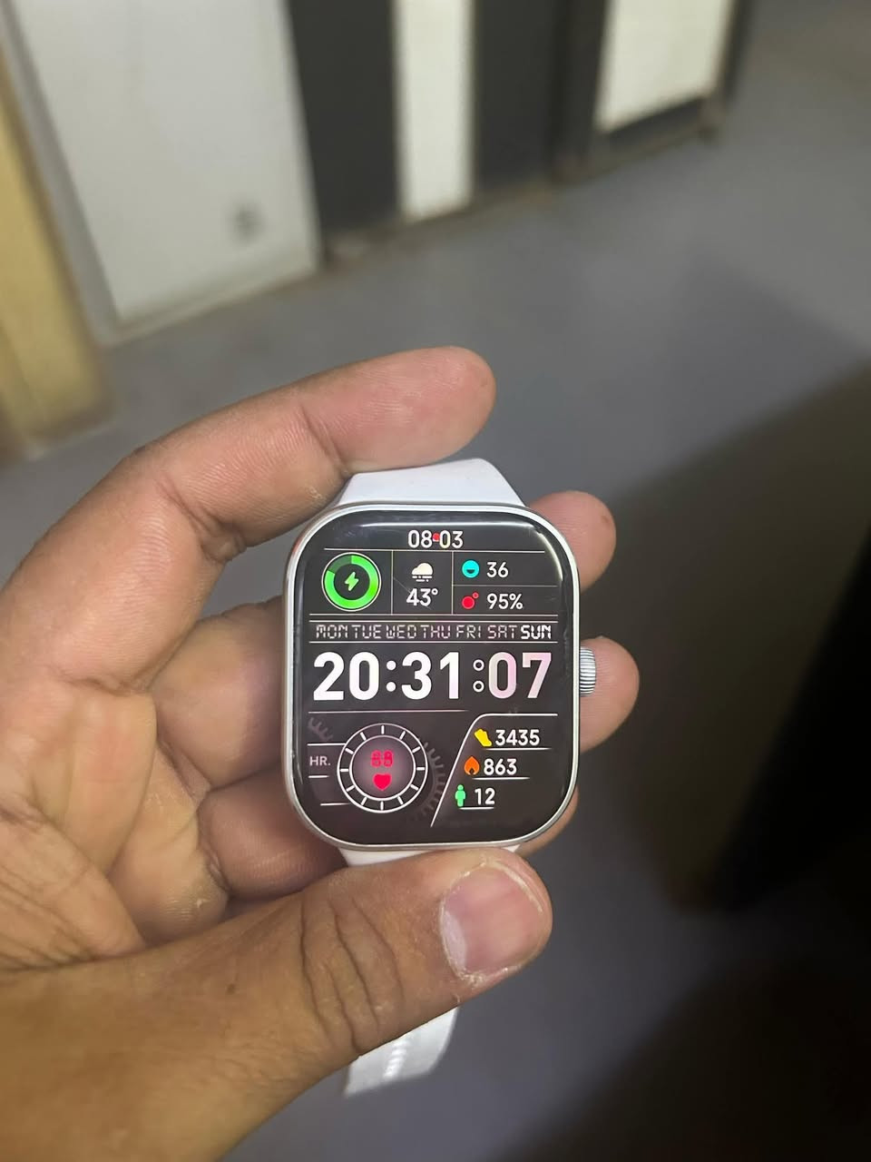 ساعة شاومي
ريد مي واج 5
السعر 100 الف وبيه مجال بسيط
المميزات
الرد على المكالمات 
قياس نبض القلب
تحميل نغمات
تشتغل على الايفون والاندرويد 
قياس النوم والرياضة 
وهواي مميزات بعد بيه
مكفولة كفالة ونظيفة
استخدام قليل 
كارتون كامل ملحقاتة وياها
وياها سيورة هديه تقريبآ خمسة لو سبعة 
توصيل فقط داخل البصرة
تواصل واتس اب فقط
***********
