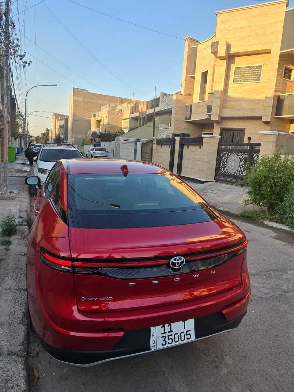 كراون 2024
XLE هايبرد
ترقيم جديد 
بصمة
رادار امامي خلفي 
ليد وسطي شغال 
نقطة عمياء
تحديد مسار 
شاحن وايرليس
انظمة قيادة 
مري شفط +قلاب
تبريد قطعتين 
كشنات كهرباء +تدفئة
شاشة تدعم كار بلي
ماشية 21m
ايرباك ستيرن وراجع بلادي شغال شرط لفحص
صبغ نص بنيد بدون دواخل
حتة راديترات بلادي وتبريد بلادي وعل فحص
مكاني بغداد الكرخ
***********
