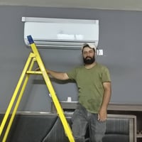 ❄️ جانب من أعمالنا المميزة في تنصيب أجهزة التبريد ❄️ 🔹 تم تنصيب سبلت ا...