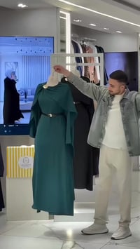 فستان • دابل ايطالي • مقاسات ٣٨-٤٨