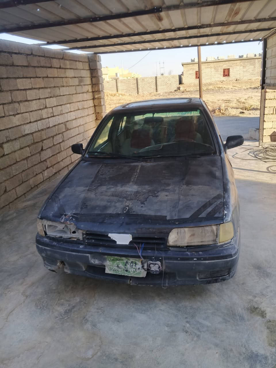 سياره للبيع الكير شرط محرك بيه بدايت بخار بس اخرس صدر جديد تواير نص عمر مسجل شاشه فول والكشر شوف العين السعر مليون ونص وبيها مجال شي قليل  الرقم ***********
