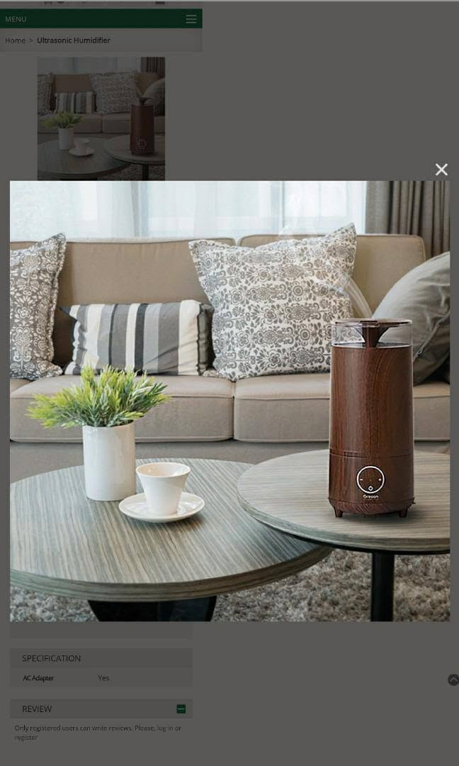 هذا الجهاز هو مرطب جو بالموجات فوق الصوتية (Ultrasonic Humidifier) من شركة أوريجون ساينتيفيك (Oregon Scientific)، ويظهر في الصورة أنه جزء من مجموعة "Smart Living" بتصميم خشبي داكن. 
المواصفات الفنية للجهاز:
بناءً على المعلومات الموضحة في الصورة والبحث، يتميز الجهاز بما يلي:
سعة خزان المياه: 2.6 لتر [صورة المستخدم].
مستويات التشغيل: يوفر 3 مستويات قابلة للتعديل لقوة البخار [صورة المستخدم].
مدة التشغيل: يصل إلى 8 ساعات من العمل المتواصل عند الضبط على الوضع العالي [صورة المستخدم].
أقصى معدل تبخير: حوالي 300 مل في الساعة [صورة المستخدم].
تقنية الموجات فوق الصوتية: يعمل بهدوء تام، مما يجعله مناسباً لغرف النوم. 
ع اول تم 30


**إذا كنت صاحب هذا الإعلان وتريد حذفه لأي سبب، رجاءا أرسل رسالة إلى الدعم الفني**