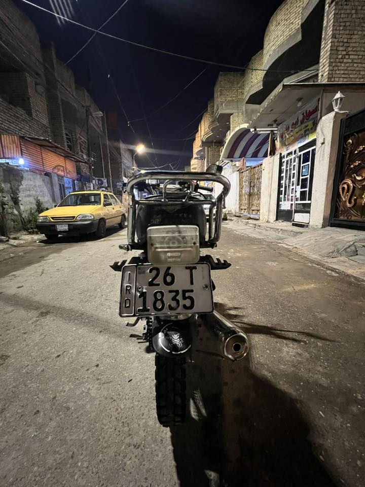 سلام عليكم
دراجه نامي تو برو موديل ٢٠٢٥
مرقمه صلاح الدين مشروع وطني 
 رقمهه  26 T1835 تحويل شوكت متريد والتحويل يكون بديالى و صلاح الدين وكركوك 
عيبهه المحرك يرادلهه رنكات لان ادخن و دشلي مال كير ال ٣ من تنمر ما تجي ال ٣ بقيت النمرات كلشي مابيهه وشويه نواعم بيهه متكلف 
سعرهه ١٣٥٠ وبيهه مجال
رقم ***********
