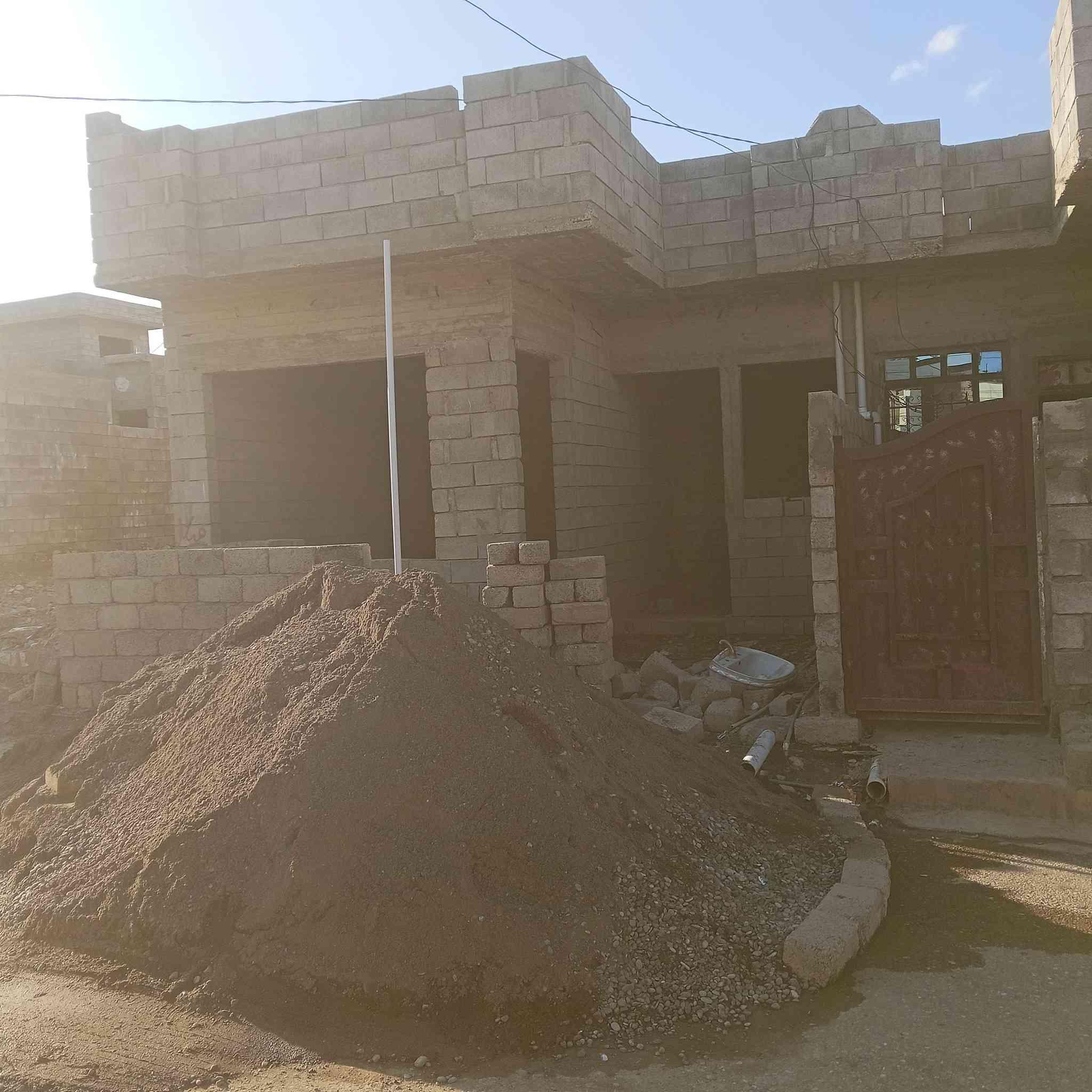 هيكل للبيع مساحه 120 مشتغل مجاري خدمات كامله ماء و كهرباء وتبليط العنوان القوسيات حي الايمان خلف معمل غاز دجله للاستفسار ***********
