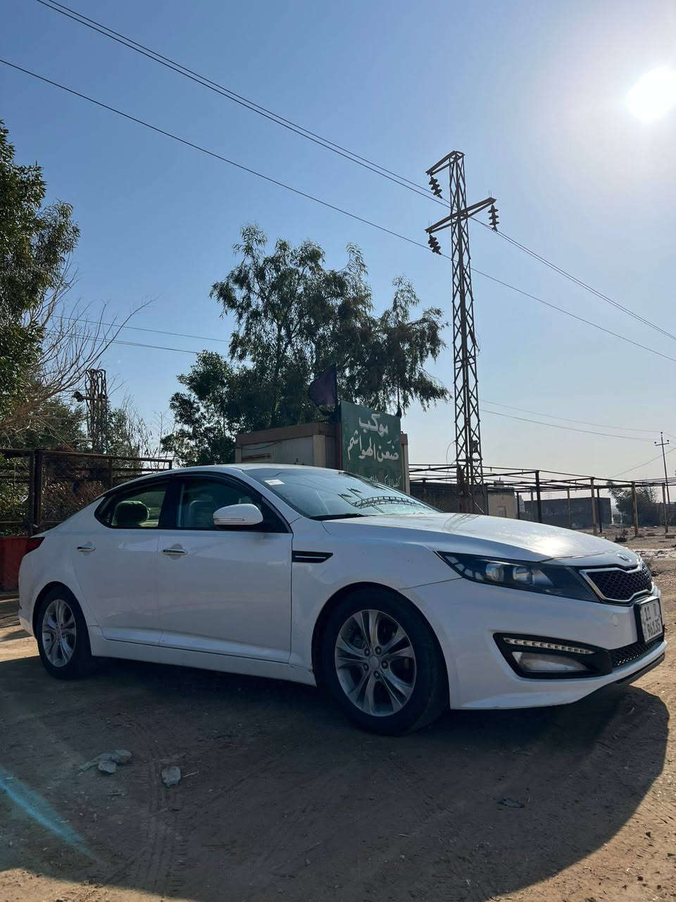 السلام عليكم اوبتيما موديل 2013امريكي بيها 3قطع صبغ بدون دواخل مكينه جديده كير  حداديه اماميه وخلفيه تبريد ثلج تخم تاير رقم بغداد دولي الجديد شرط التحويل مكاني دوانيه السعر 105
‏‪***********‬‏
