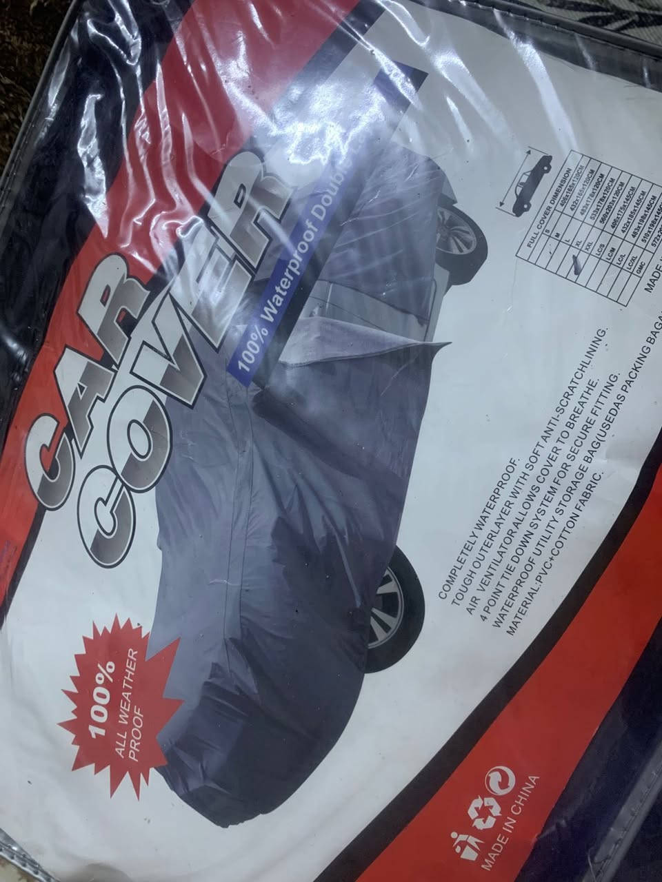 السلام عليكم .. جادر سياره وتر بروف 100‎%‎ مبطن كطن ضد الماء يرهم على جميع سيارات الناصي ( ميرهم عالي ) هذا جملته من السنك 30 اني عندي تصفيه سعره 25 هو والتوصيل ( توصيل بغداد فقط )


**إذا كنت صاحب هذا الإعلان وتريد حذفه لأي سبب، رجاءا أرسل رسالة إلى الدعم الفني**