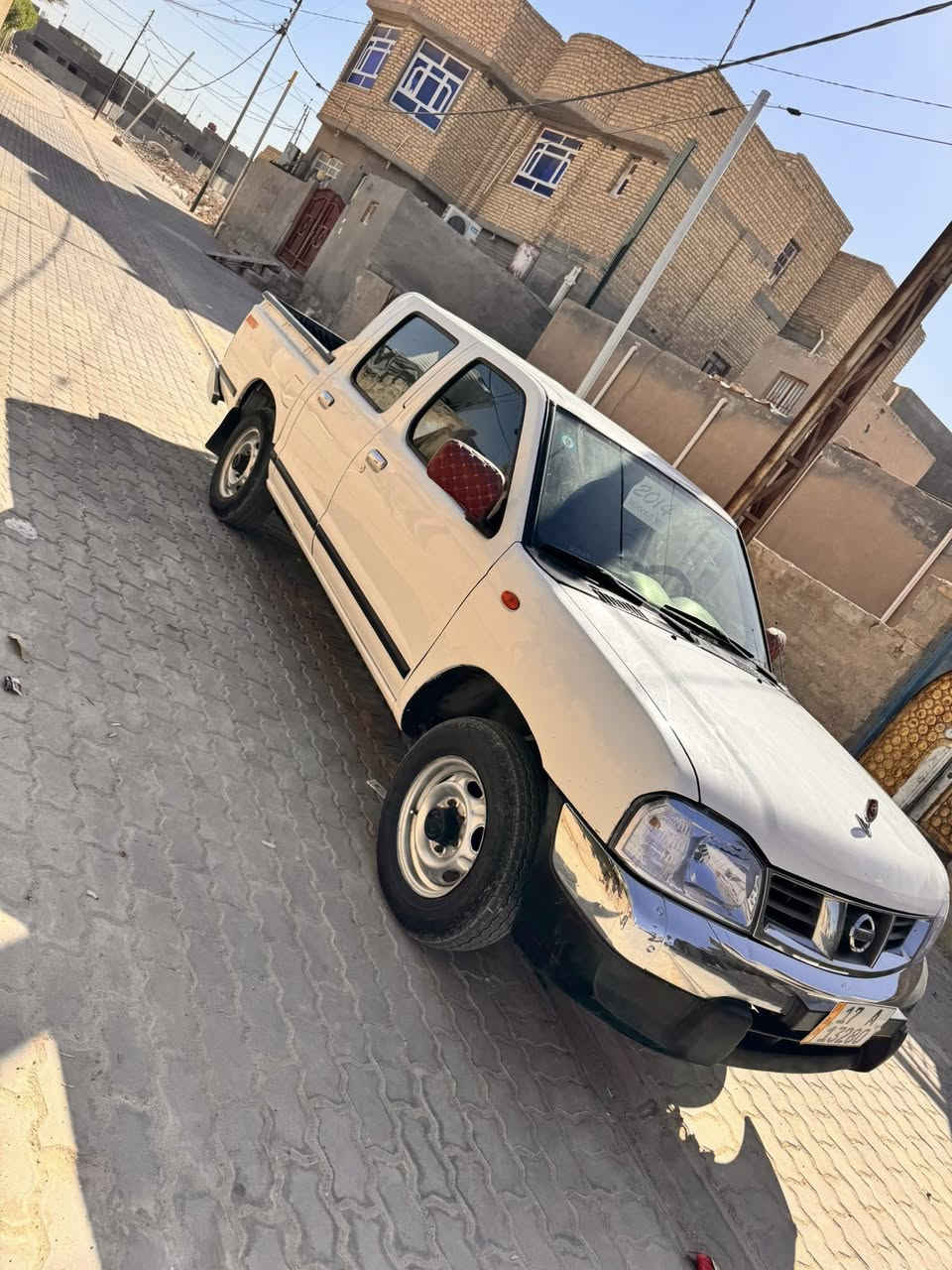 السلام عليكم 
نيسان بيك أب موديل ٢٠١٣
فول سوبر 
تحكم ريمونت +ربل ومرايه 
رقم مثنئ دولي 
مكان السياره السماوه 
تواصل واتساب أو مراسله ***********
