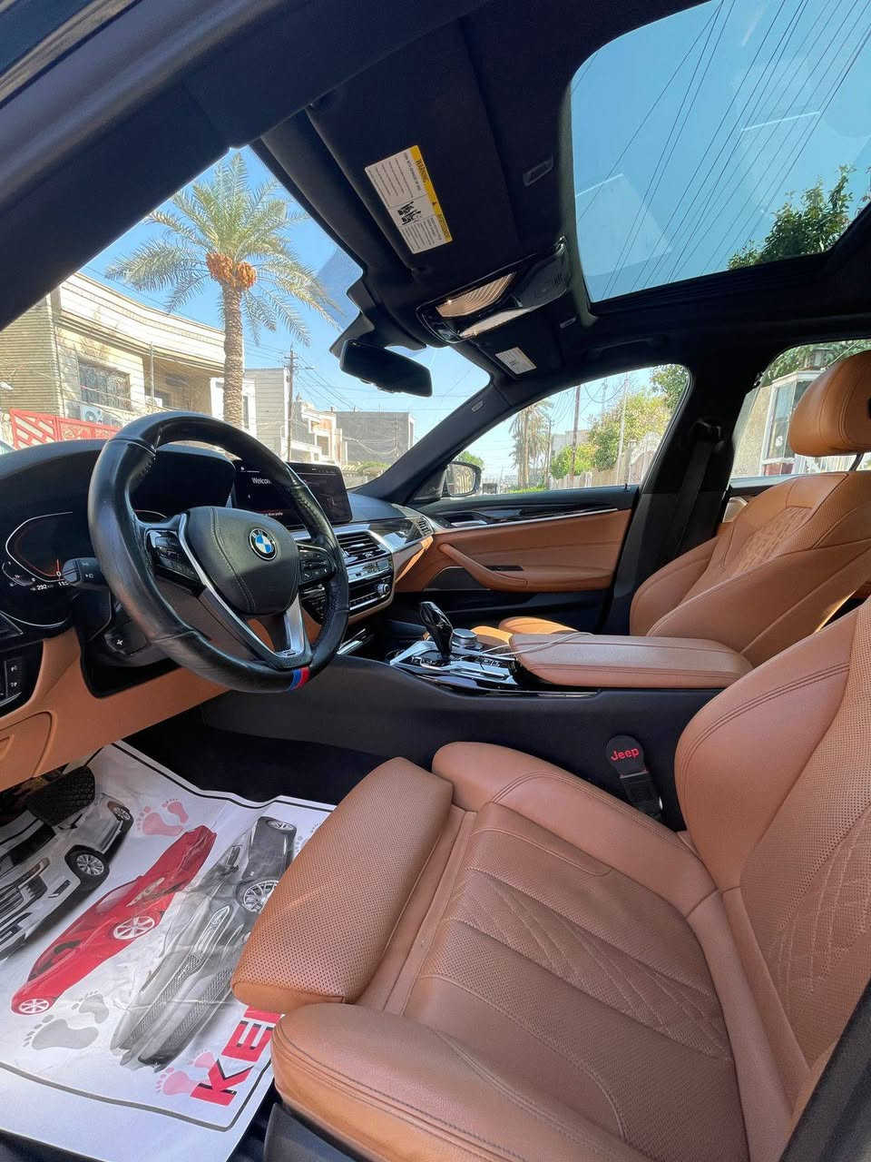 بي ام دبليو حجم 530i
  اربعة سلندر تون توربو تو ويل
موديل 2022 ماشيه حاليا 52 مايل

ضرر جاملغ وبنيد سطحي جدا بدون دواخل بدون شاصي بدون لغود 
بيهة بجنطة كارت تكحيل 
ايرباك ستيرن و دشبول و راجع سيستم
السياره جديده جدا بحالة الوكاله 

صفر مسج
عليها كت M عدا الستيرن
ودفيوزر وسبايدر  و شباك ليد
داخل قرميدي اصلي
هيد اب دسيبلي
رادارات امامي وجانبي
نقاط عمياء 
داتا شو 
سستم صوت هارمان كاردن 
حساسات 360 “
جنطه كهرباء 
كشنات هيتر 
⁠كشنات خزن ميموري 
 ردار امامي + جانبي.
جميع الابوب بصمة 
تشغيل عن بعد 
كيج الالكتروني رقمي 
قيادة ذاتية و تحديد مسار 
كير و محرك مكفول

السياره بالكارتون بدون اي نقص وملاحظات جديده جدا 
وشكلها كدامكم رقم شمالي وتحويل مباشر سيارة باسمي 

مكانها بغداد حي العدل 

***********اتصال او واتس اب
