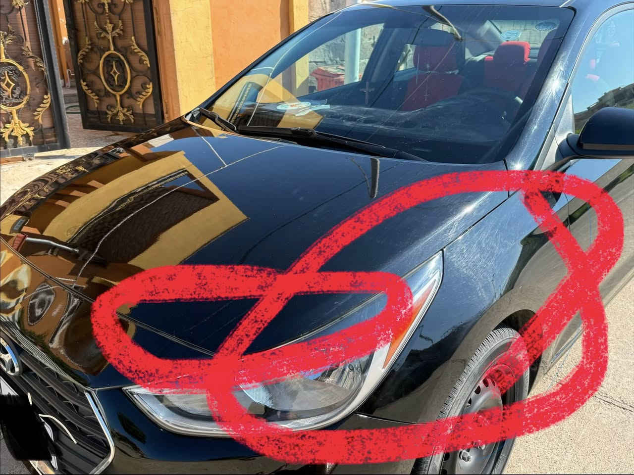 للبيع  اكسنت ٢٠٢٢ سعر ١١٧
بيها قطعة صبخ جاملخ امامي وزاوية من بنيد وبيها بين البابين طخة بدون صبخ موجودة بالصورة من داخل نظيف فول
وارد امريكي ماشية ٤٨ الف
***********
