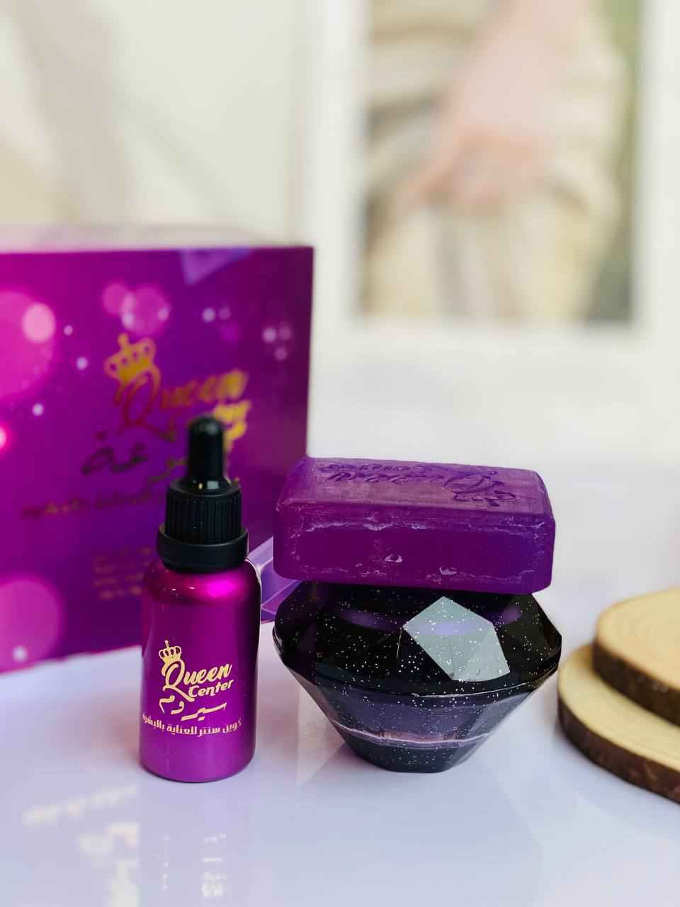 مجموعة كوين سنتر للعناية بالبشرة 
💜الاصدار الجديد لون الصابونة بنفسجي💜

كريم كوين + سيروم فيتامين c+ صابونه الافندر💜
بكج كوين الليلي والنهاري يعالج كل مشاكل البشرة 

💜. راح تلاحضون تغيير سحري بشرتكم من اول استخدام
بكج متكامل للعناية بالبشرة 
بدون الحاجة لأي منتج ثاني للبشرة

💜. سيروم كوين سنتر يحتوي على فيتامين سي ويستخدم نهاراً لترطيب وتغذية البشرة 
ويستخدم كواقي شمسي 

💜. كريم كوين سنتر يحتوي على مجموعة مواد تساعد بمدة قليلة على تبييض لون البشرة ومعالجة الكلف والتصبغات والهالات وتوحيد لون البشرة 
يستخدم ليلاً قبل النوم

الصابونة البنفسجية هية صابونة بخلاصة اللافندر 
فوائدها : 
يساهم في علاج حب الشباب 
يساعد على علاج جفاف الجلد 
مضاد للفطريات ويحارب الالتهابات الجلدية  
يعمل على توحيد لون البشرة 
ويقلل الندوب لانه قادر على تعزيز نمو انسجة الجلد 

💜 متوفر لكل انواع البشرة 
⛔️اذكروا نوع بشرتكم اثناء الحجز

المنشأ امريكي 🇺🇸 💯 
🚘يوجد خدمة توصيل لجميع محافظات العراق 🚘 بغداد, العراق


**إذا كنت صاحب هذا الإعلان وتريد حذفه لأي سبب، رجاءا أرسل رسالة إلى الدعم الفني**
