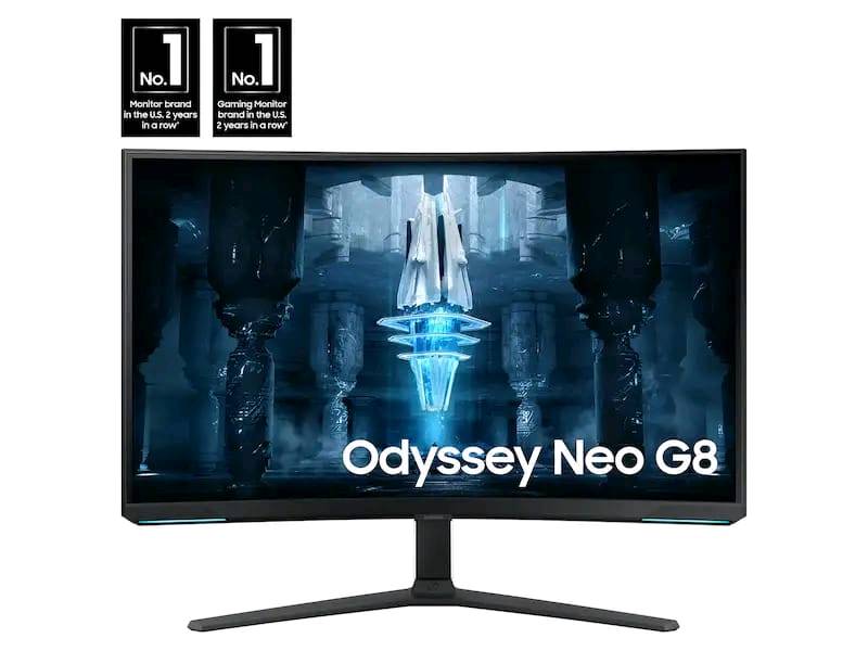 للبيع شاشة جيمنج  Samsung Odyssey Neo G8 (مستعمل نظيف جداً)
المواصفات:

​الحجم والدقة: 32 بوصة، دقة 4K حقيقية.

​معدل التحديث وزمن الاستجابة: 240Hz مع 1ms.

​التقنية: Quantum Mini LED ( HDR 2000).

​الانحناء: 1000R .

​المنافذ: تدعم HDMI 2.1 (تشغل PS5 و Xbox Series X بأعلى كفاءة 120Hz) و DisplayPort 1.4.

​الميزات: تدعم G-Sync و FreeSync Premium Pro.

الملحقات:
كيبل HD 2.0
Displiy Bort
محولة التشغيل 
ستاند معدن
و الكارتونة موجودة 
السعر:
950 و قابل للتفاوض
للعلم 
سعر  الجديد 1100 دولار يعني مليون و 650 ،و هذا استعمالة جداً قليل، و ما تحصل هيج شي 🌹

عنوان:  بغداد _ كرادة خارج،
التوصيل غير متوفر