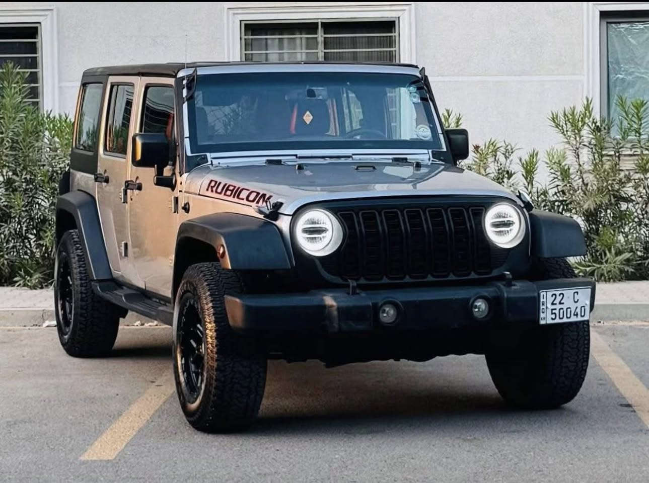 السلام عليكم
جيب رانكلر ريبكون موديل 2016

Jeep Wrangler

كامله بدون نقص 

المحرك : 6 سلندر 3600

السيارة وارد امريكي حادثها جانبي بابين صبغ ونص جاملغ خلفي رقم اربيل تريد تحويل او وكاله حاضر

المواصفات :-

*كشنات جلد لون احمر

* دفع رباعي 4x4

* البك لايت والسكن لايت LED .

* تحديد سرعة .

* شاشه كبيرة مع نضام ملاحة نفكيشن GPS

* سقف 3 قطع قابلة للازالة

مكان السيارة : ديالى 

السعر175 وبيه مجال 

للاستفسار اتصال ع الرقم

***********

RUBICON

