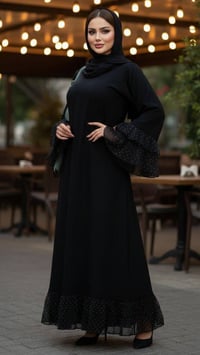 عباية • كريب فاخر • شيفون بستراس