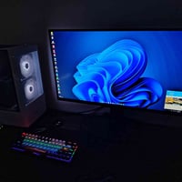 كيس مع شاشه نظيفات جدا جدا الكيس معالج   i5 12400f كرت الشاشه  Rx 6600...