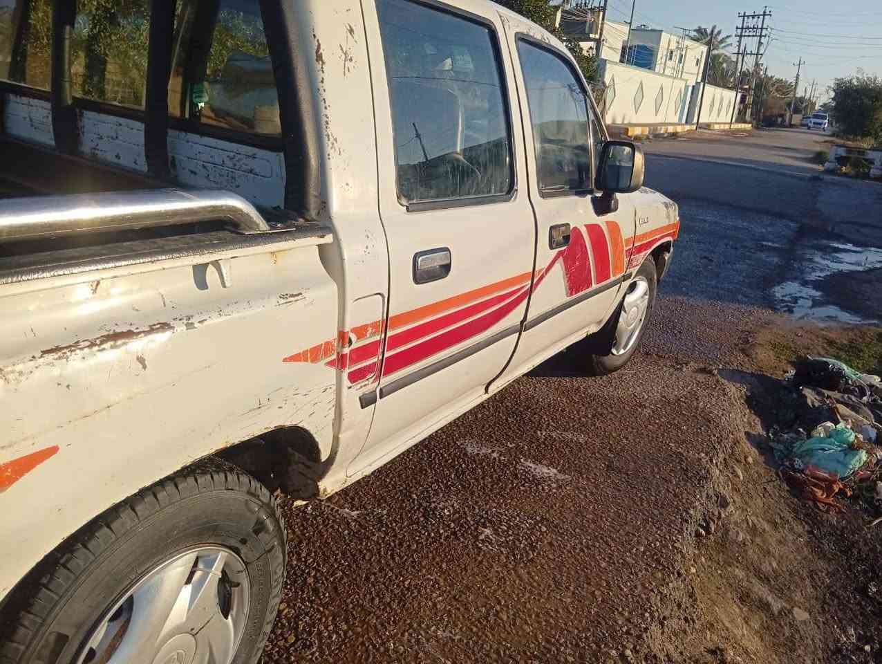 للبيع سياره بيك اب تويوتا بلادي جاهزه خير من الله موديل 1993 رقم انكليزي مثنى تحويل  ثاني يوم مشروع وطني مكينه كير حداديه ميه بلميه الرفاعي الاتصال ‏‪***********‬‏ السعر 58 بيه مجال
