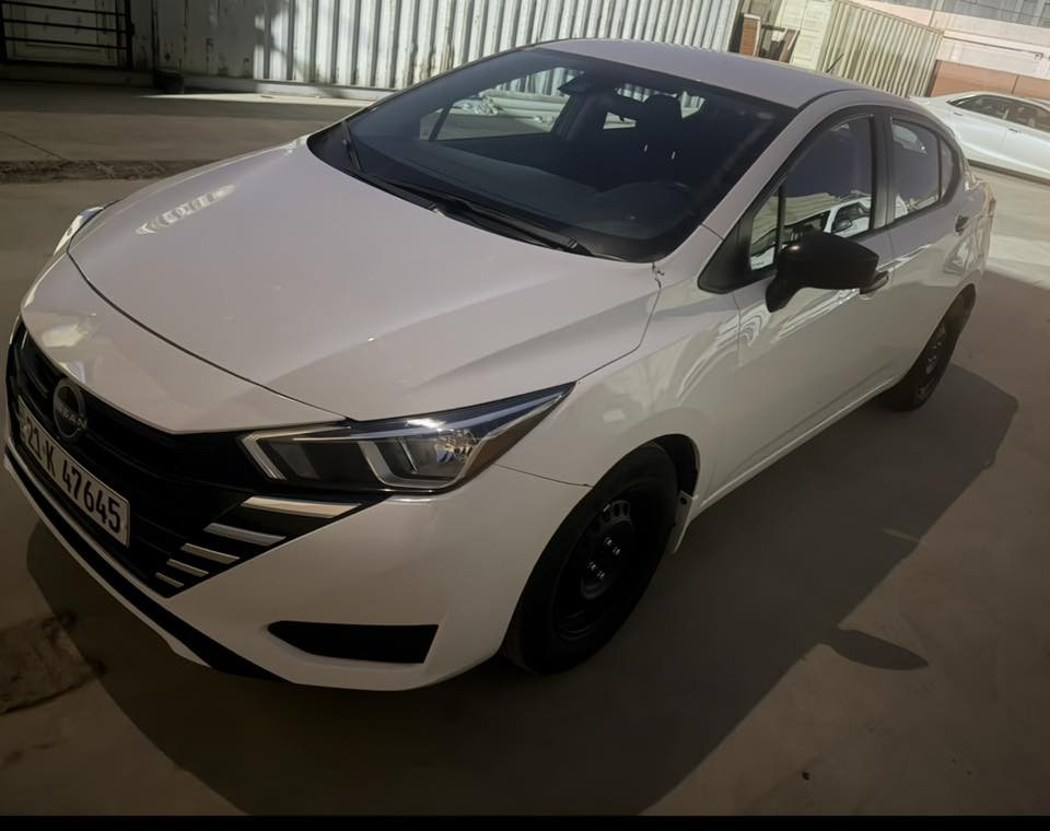 نيسان ڤيرسا 
موديل 2024
مواصفات s
مكان كركوك 
سعر 112 
هزه سنويه جديد 
رقم موبايل ***********- ***********
