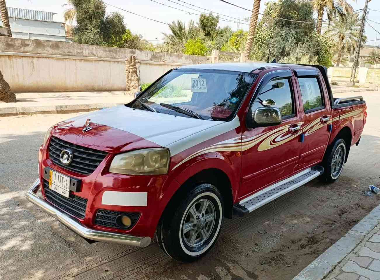 كريت ويل 2012 رقم نجف  سنويه مجدده 2030
مكفول كفالة عامه من ضربه ولتبديل تبريد شغال  السعر(50) وبيه مجال مكينه جديده اكسن كير حداديه 
مكان نجف لاشرف الشراي يتصل ***********
