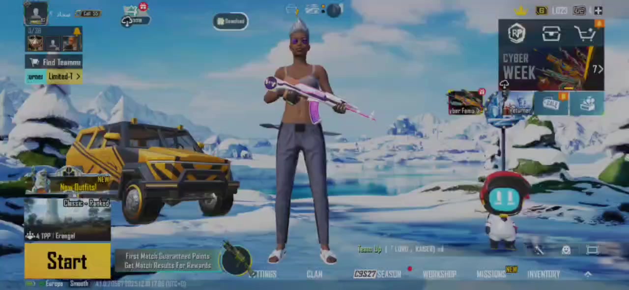 السلام عليكم حساب ببجي بي 20 سلاح 4 كل مسج الامفور اي كي سكار وتومي كان وبي ستوكات 2 والباقي موضح بالفيديو ربط تويتر بريد داخلي ورقم كله متوفر مكاني كوت ب100 الف فقط


**إذا كنت صاحب هذا الإعلان وتريد حذفه لأي سبب، رجاءا أرسل رسالة إلى الدعم الفني**