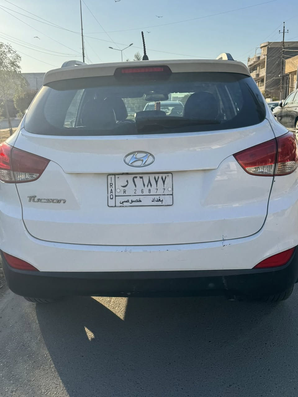 السلام عليكم ورحمة وبركاته توسان موديل 2014 ابيض خليجي بنوراما رقم بغداد تحويل ثاني يوم مكان السيارة بغداد الحرية *********** واتساب 

سونار موجود ضمن الصور
