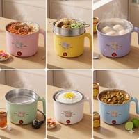 طنجرة كهربائية • أخضر غامق • خفيفة الوزن