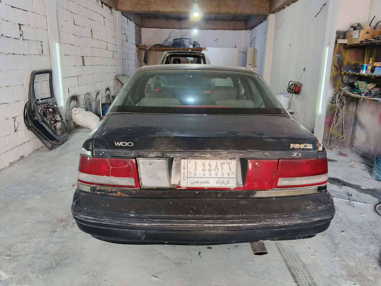 سلام عليكم سياره دايو برنس موديل 95 سياره مشروع وطني بطاقه بانزين بيها كير أوتوماتيك محرك 18 كير محرك نضيف سعر سياره 23$ بيها مجال يحتاج بس صبغ عنواني كركوك رقم موبايل ***********
