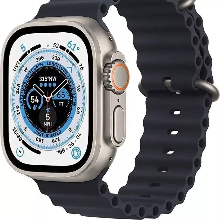 ساعة 8 الترا 

متوفر جملة + مفرد  18
مواصفات الساعه : 
✅ تعمل على الاندرويد والايفون IOS 
✅ تحتوي على اكثر من 500 خلفيه يمكن تنزيلها مجانا 
✅ امكانية تغيير الخلفيه من الاستوديو 
✅ تحتوي على اكثر من 20 لغة من ضمنها العربية والانكليزية 
✅ مقاومة للماء 
✅ إظهار اسم المتصل (جميع الأسماء)
✅ خاصية always on display 
✅ إجراء واستقبال المكالمات من خلال الساعة
✅ إستقبال جميع أنواع الرسائل 
✅ امكانية تغيير صوره من الاستوديو 
✅ الإستماع للموسيقى من خلال الساعة
✅ التحكم في التقاط الصور من خلال الساعة
✅ ميزة إضاءة الشاشه عند رفع اليد 
✅ خاصية الأوامر الصوتيه siri
✅ مؤقت تنازلي + منبه 
✅ أله حاسبه
✅ بيان بدرجه الحراره الصغرى و الكبرى 
✅ وضع توفير الطاقه 
✅ وضع عدم الازعاج
✅ ستوب ووتش
✅ اربع أشكال لعرض القائمه الداخلية
✅ خاصية الدفع بدون تلامس
✅ خاصيه مشاركه الموقع
✅ خاصية البحث عن الساعه
✅ خاصية البحث عن الهاتف
✅ قياس معدل ضغط الدم
✅ قياس عدد نبضات القلب
✅ قياس نسبة الأوكسجين في الدم
✅ قياس درجه حرارة الجسم
✅ التذكير ب (القيام من وضع الجلوس/شرب الماء /موعد السفر/القراءة /التمارين/الدواء) 
✅ قياس الوظائف الصحية 
✅ قياس عدد الخطوات والمسافة والسعرات الحراريه 
✅ قياس درجه الضغط الجوي ونسبه الاشعه الحارة 
✅ أبعاد الساعه 45*38*13مم
✅ بلوتوث 5.2
✅ شحن مغناطيسي 
✅ تطبيق wearfit pro 
✅ شاشه 2،0 انج بدرجه وضوح 240*296 Full screen 
✅ بطارية 250mA
✅ أدوات التحكم 2 زر جانبي بالإضافه الي بكره متحركة
بالإضافه الى اللمس 
للحجز مراسلة


**إذا كنت صاحب هذا الإعلان وتريد حذفه لأي سبب، رجاءا أرسل رسالة إلى الدعم الفني**